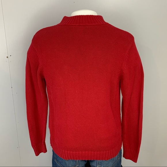 Chaps 1/4 Zip Mock Neck Sweater - Picture 5 of 6